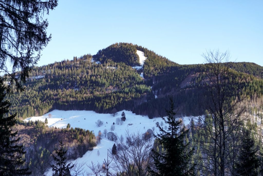 Winterwanderung Aussicht Silberberg